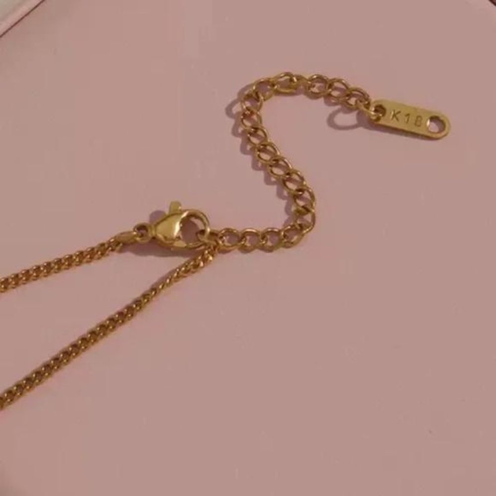 NEW MOON SUN STAR 18K GOLD NECKLACE, NICE NECKLACE, CUTE NECKLACE - Picture 7 of 7